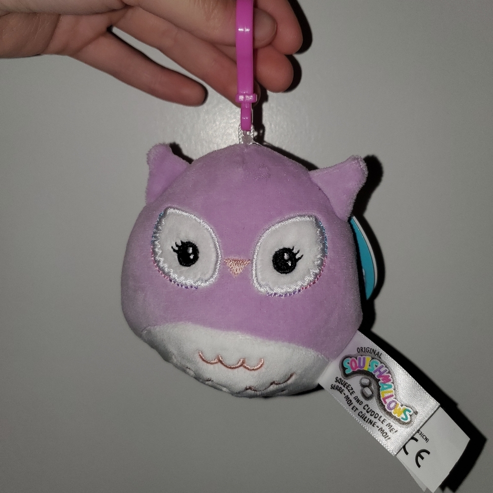 Miranda Owl 3.5" Squishmallow Clip